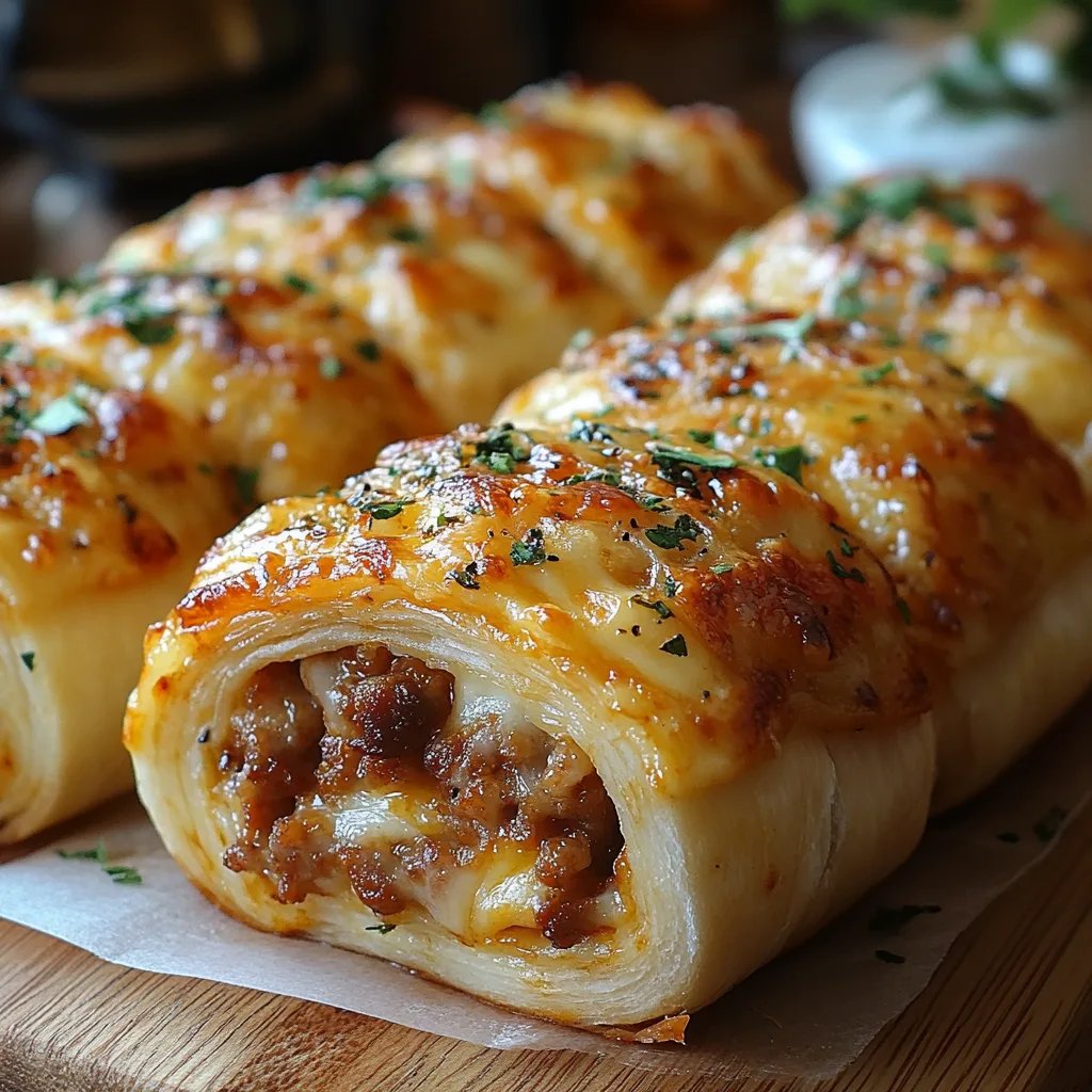 Enroladinhos de Café da Manhã com Linguiça, Ovo e Queijo: Uma Receita Incrível e Irresistível