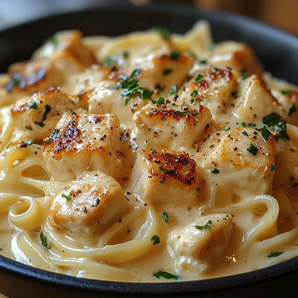 Frango Alfredo Irresistível Sem Glúten: A Receita Definitiva