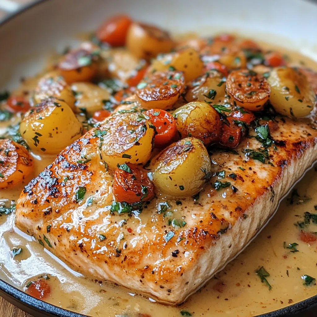 Salmão Cremoso à Toscana: Uma Receita Incrível e Definitiva