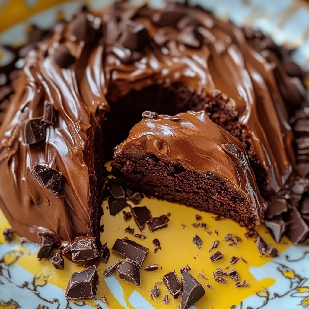 Bolo Mármore de Cenoura com Chocolate