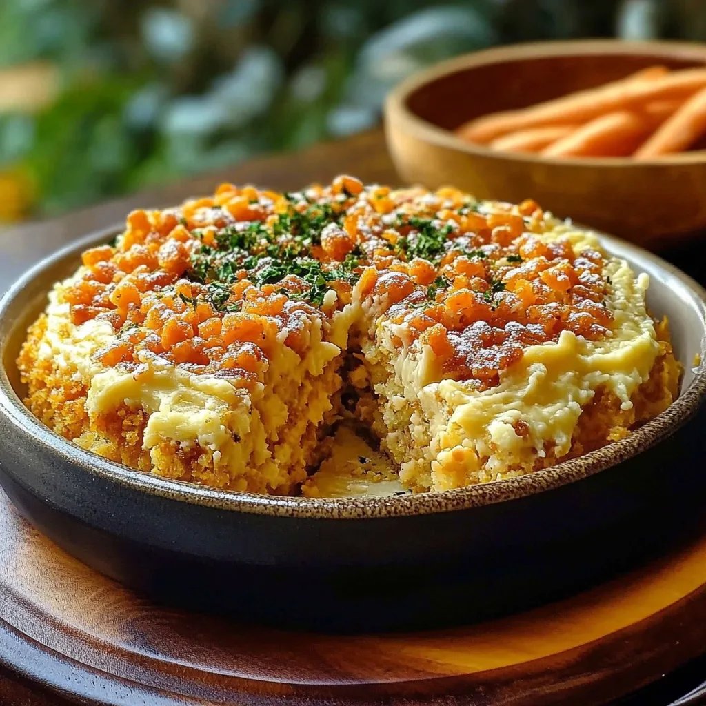 Bolo de cenoura com abacaxi