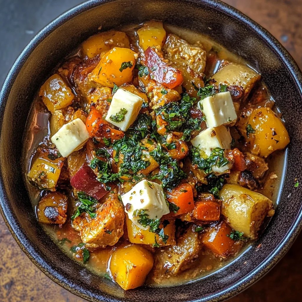Ensopado de Legumes de Outono com Molho de Nozes e Queijo de Cabra: Uma Receita Incrível e Definitiva