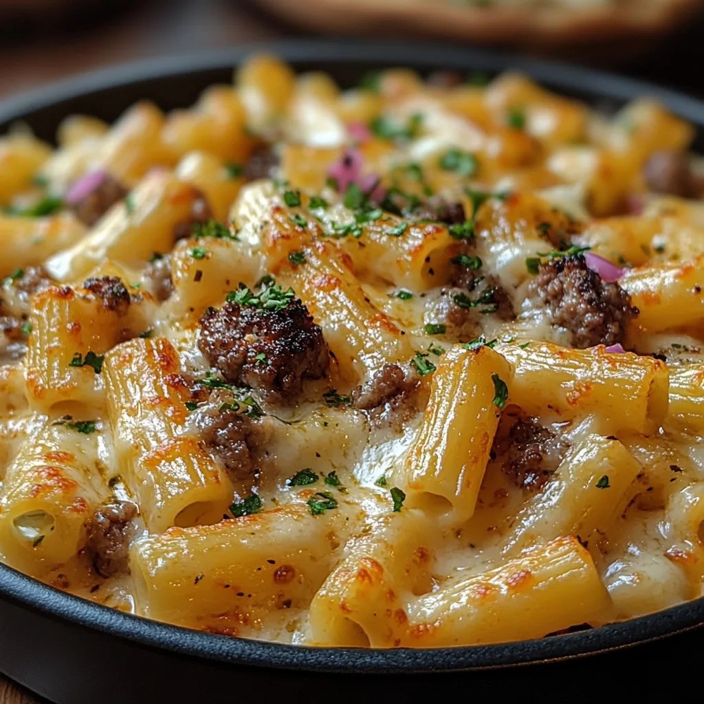 Massa Alfredo de Cheeseburger Recheado: Uma Receita Incrível e Definitiva