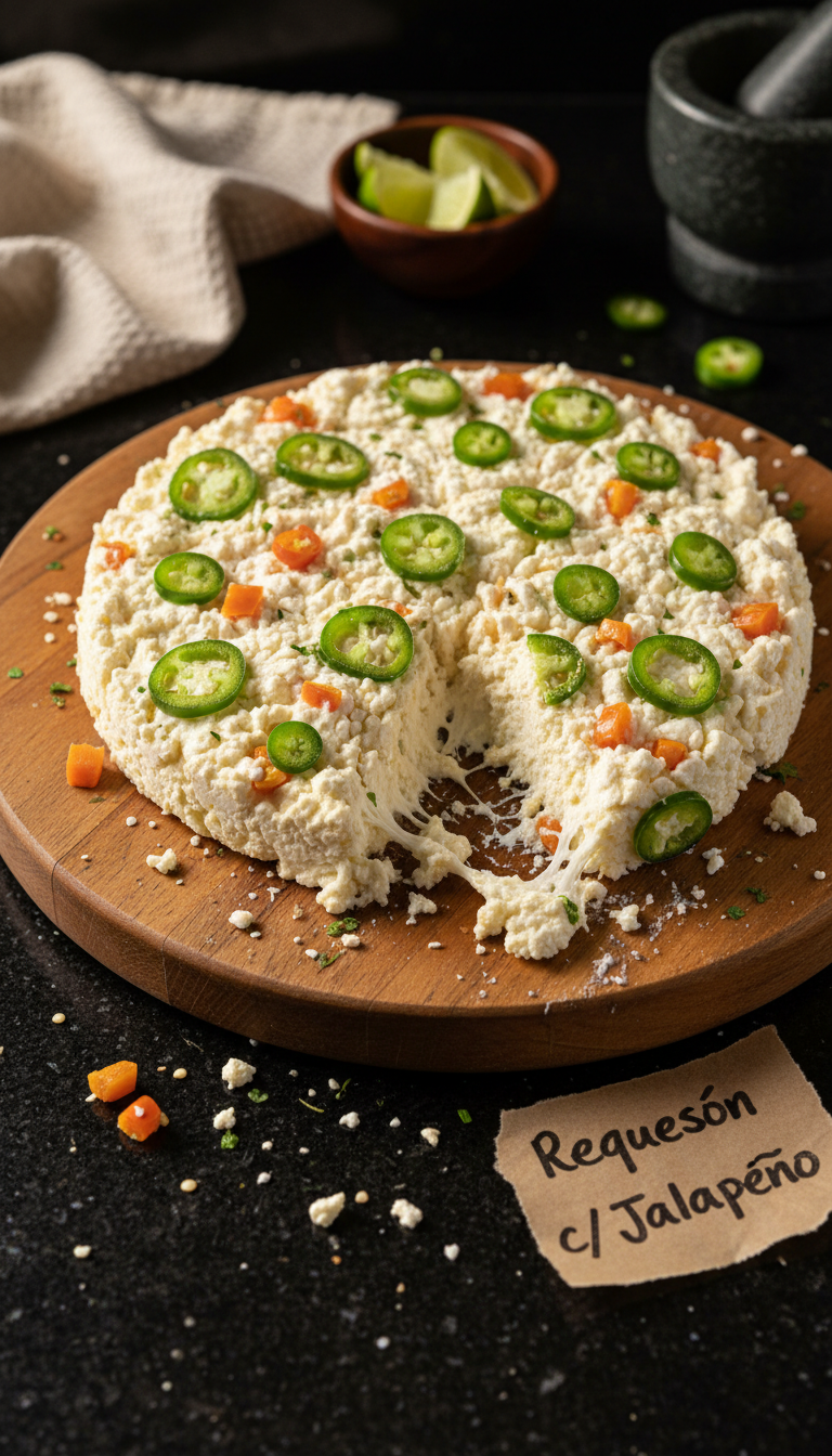 Requesón com jalapeño