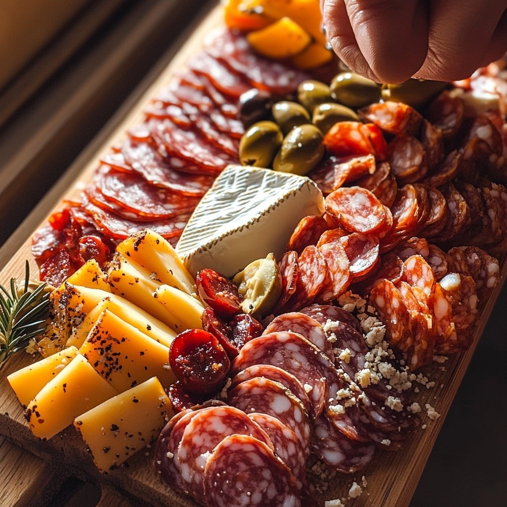 Tábua de frios simples e deliciosa