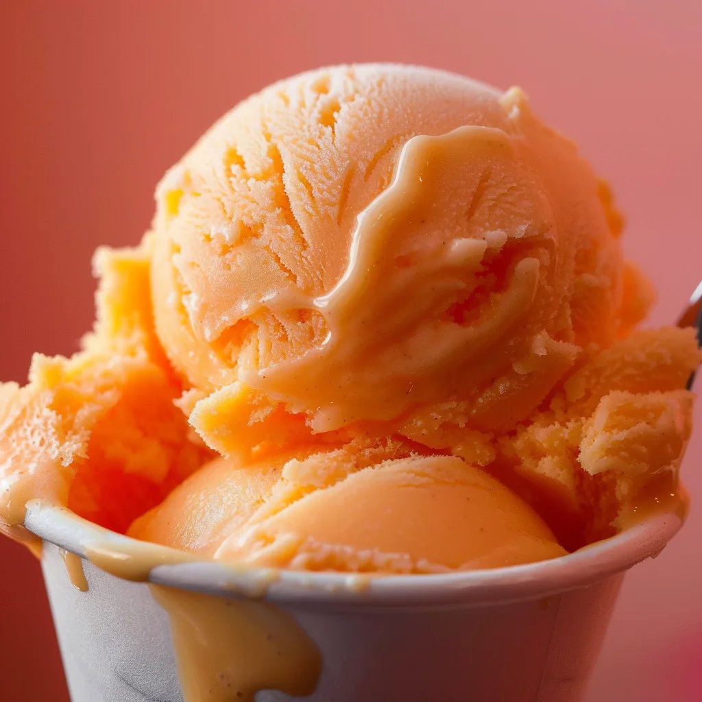 Sorvete de Pêssego