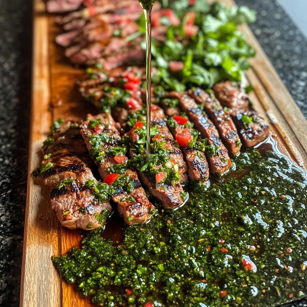 Chimichurri vermelho defumado