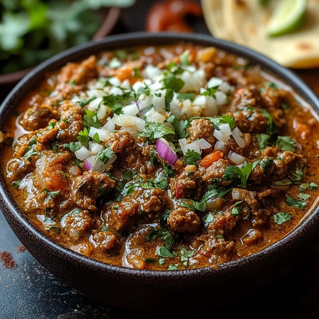 Qeema Curry Indiano de Carne: Uma Receita Incrível e Essencial