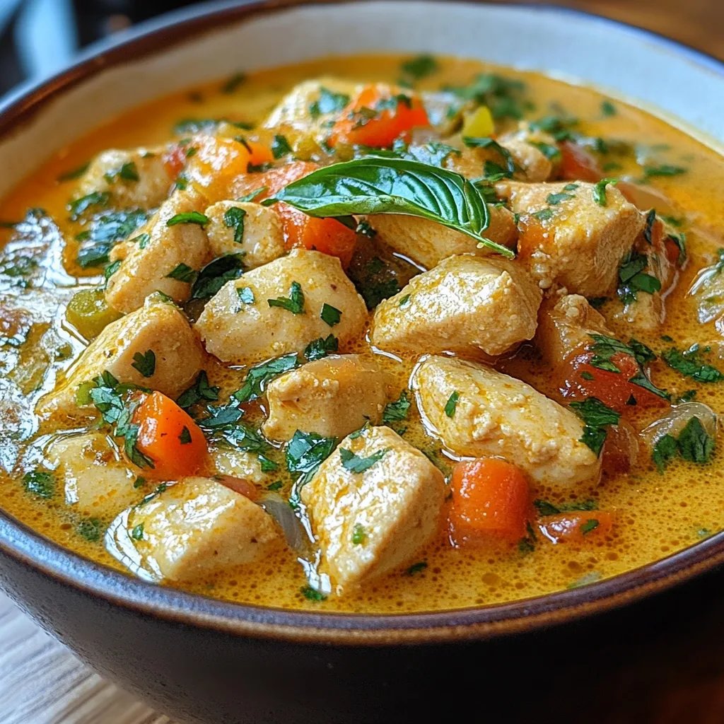 Curry de Frango com Coco Verde Tailandês: Uma Receita Incrível e Defensiva