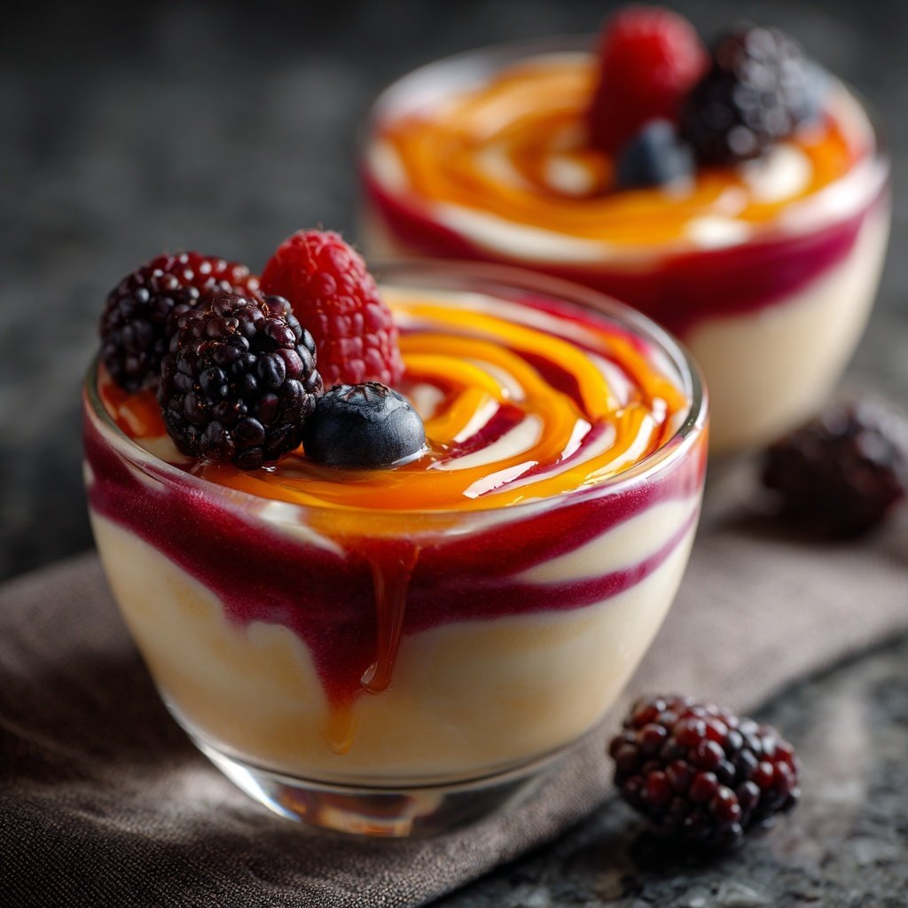 Redemoinho cremoso de iogurte congelado