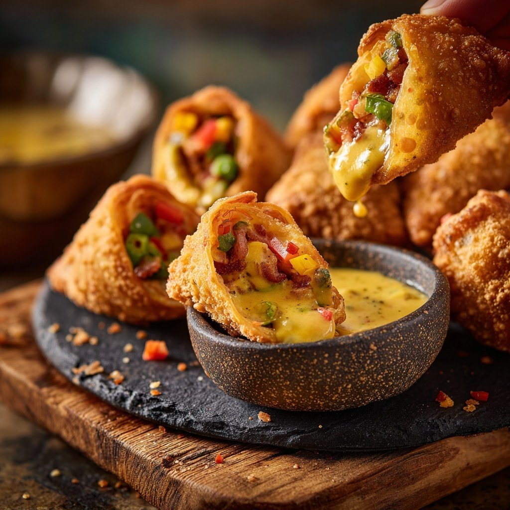 Frios variados com molho de mostarda