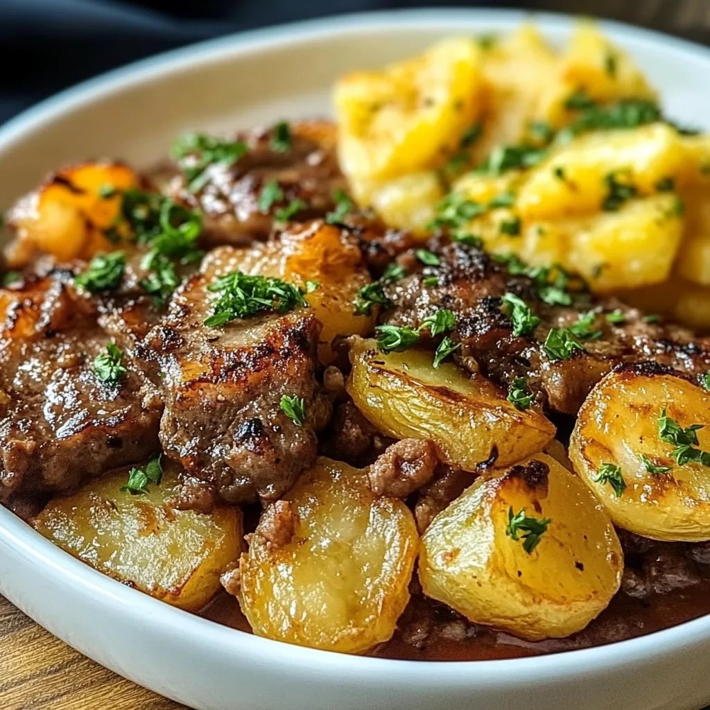 Carne Moída com Batatas