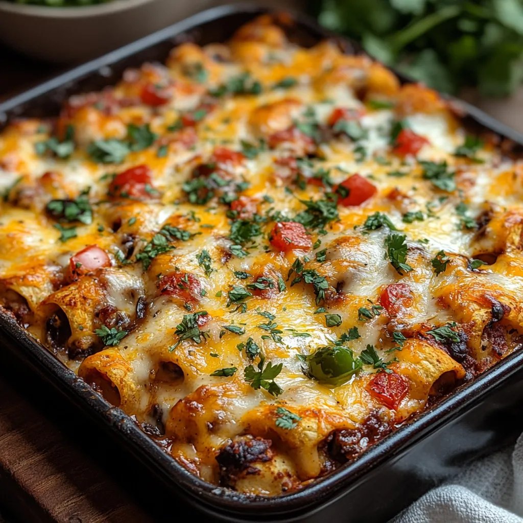 Caçarola de Enchilada Super Cremosa: Uma Receita Incrível e Definitiva para 6 Pessoas