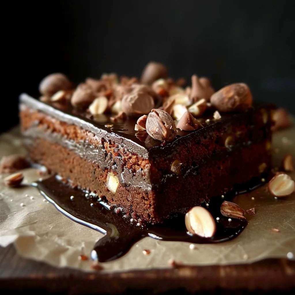 Bolo de Chocolate e Avelã