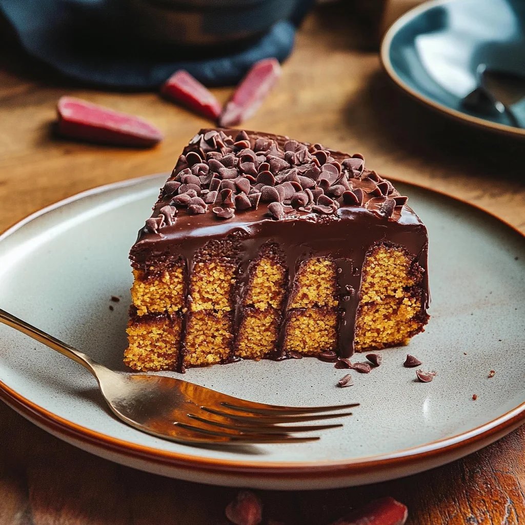 Bolo de Cenoura com Chocolate