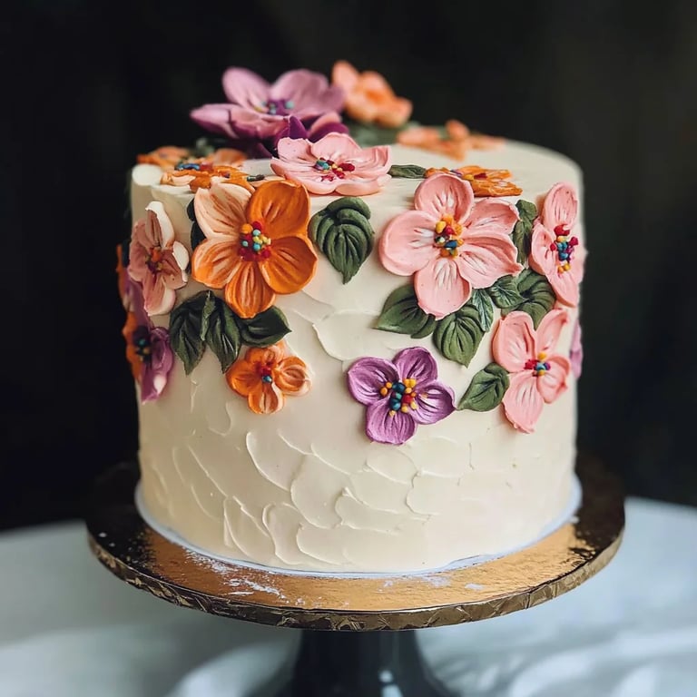 Bolo Pintado à Mão Flores: Uma Receita Incrível e Definitiva para Impressionar