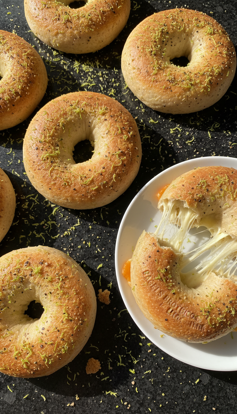 Bagels proteicos pimenta lima