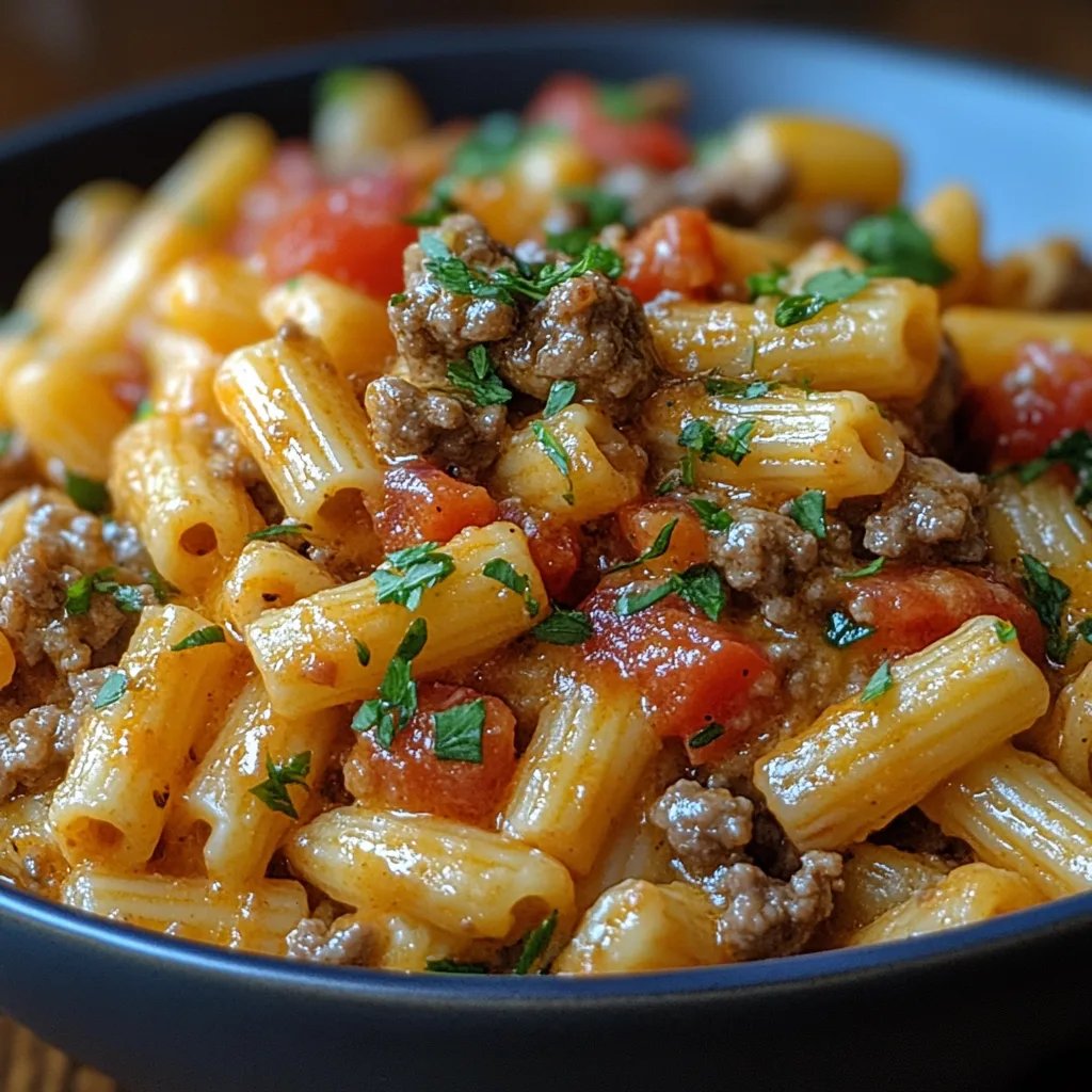 <p>Macarrão Cremoso com Carne Moída e Rotel: Uma Receita Incrível e Definitiva</p>