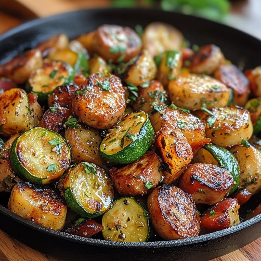 Linguiça com Abobrinha na Frigideira: Uma Receita Incrível e Definitiva