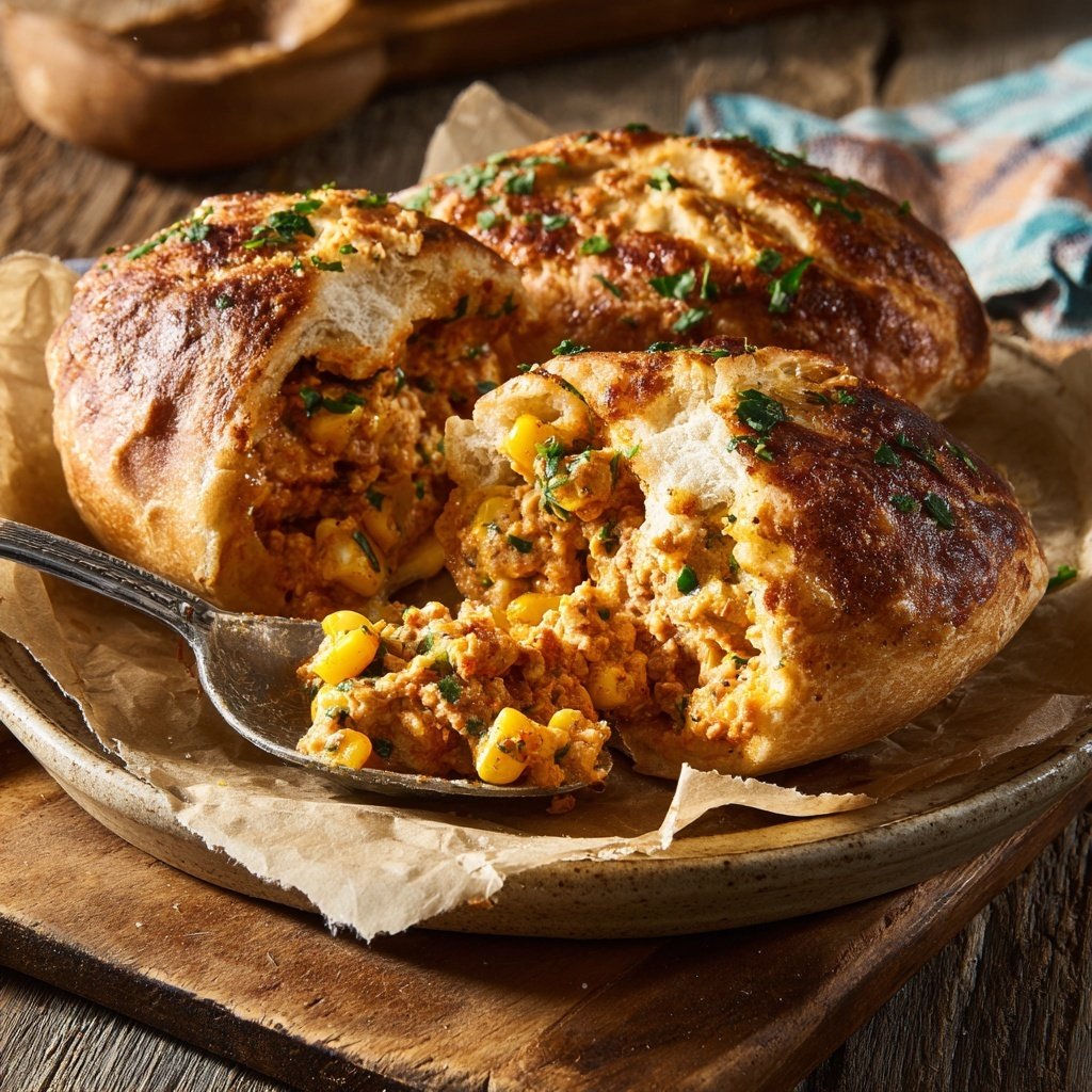 Ovos recheados milho rua mexicana