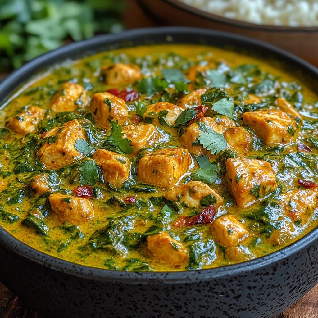 Frango ao Curry com Espinafre Indiano: Uma Receita Incrível e Essencial