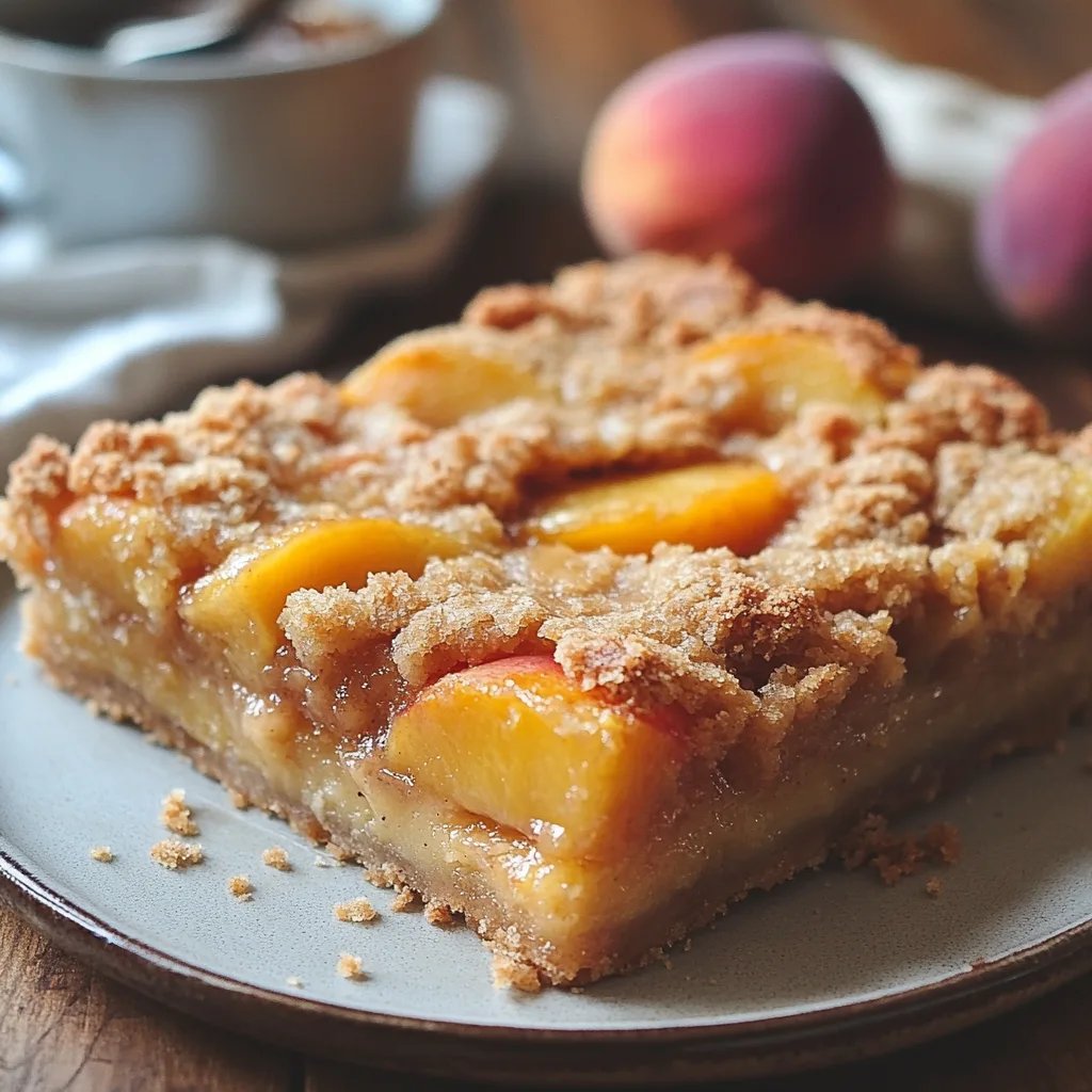 Barrinhas Crocantes de Pêssego com Creme: Uma Receita Incrível e Definitiva