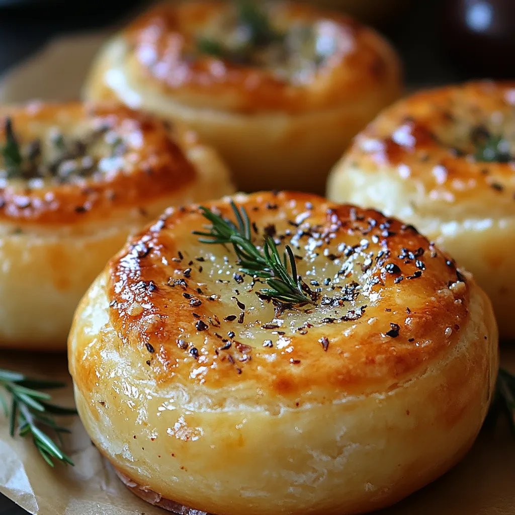 Muffins de Focaccia com Crosta Dourada de Alho e Alecrim: A Receita Incrível e Definitiva para Todos