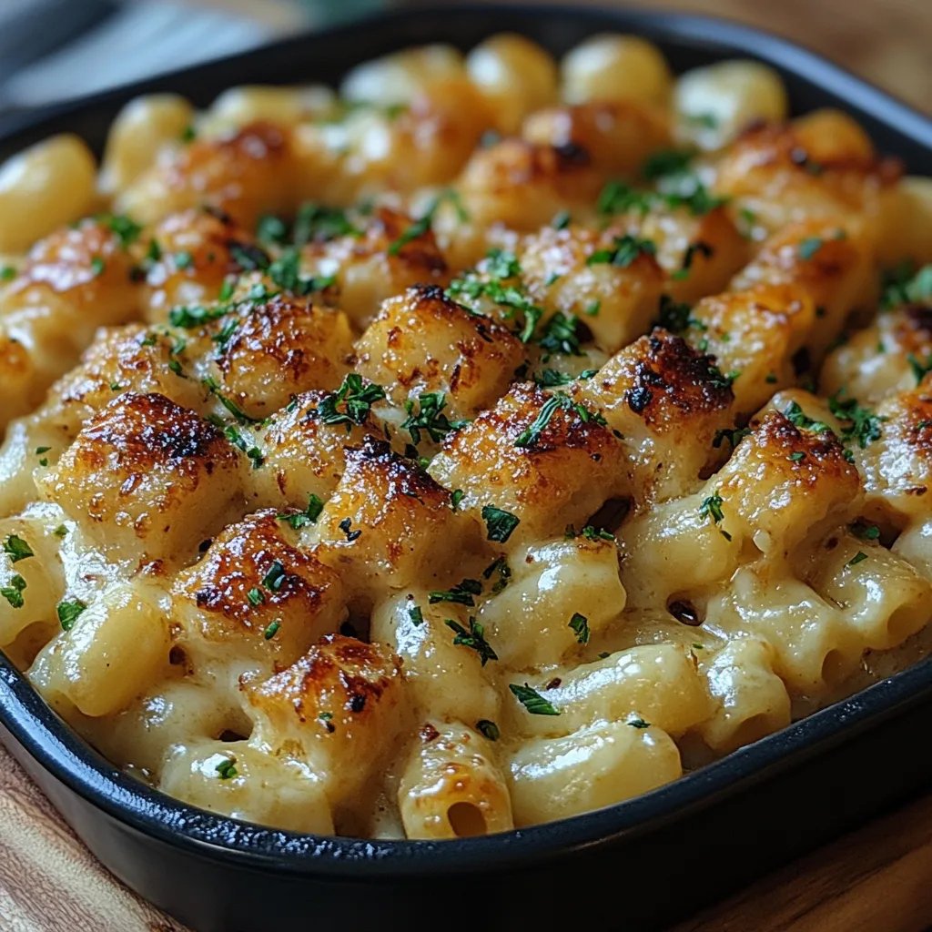 Macarrão com Queijo Cremoso e Frango ao Alho: Uma Receita Incrível e Definitiva