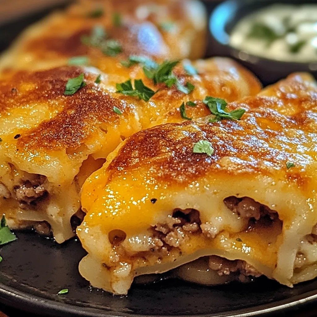 Macarrão com queijo e bolo de carne