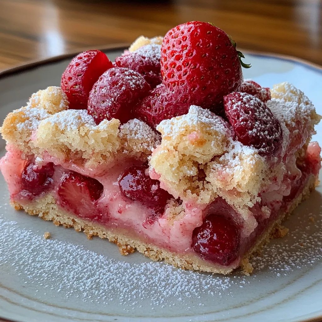 Barras de Morango Sem Glúten: Uma Receita Incrível e Deliciosa