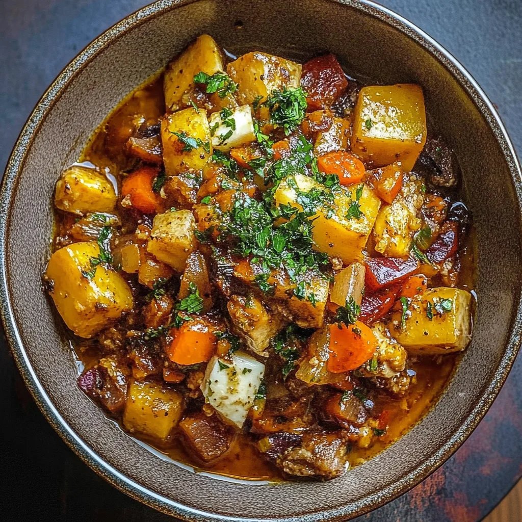 Ensopado de Legumes de Outono com Molho de Nozes e Queijo de Cabra: Uma Receita Incrível e Essencial