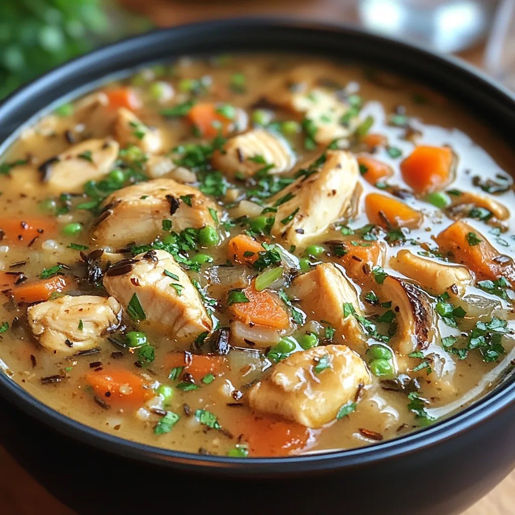 <p>Sopa de Frango com Arroz Selvagem na Panela Lenta: Uma Receita Incrível e Definitiva</p>