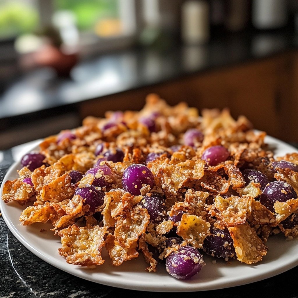 Petiscos frios com castanhas e uvas