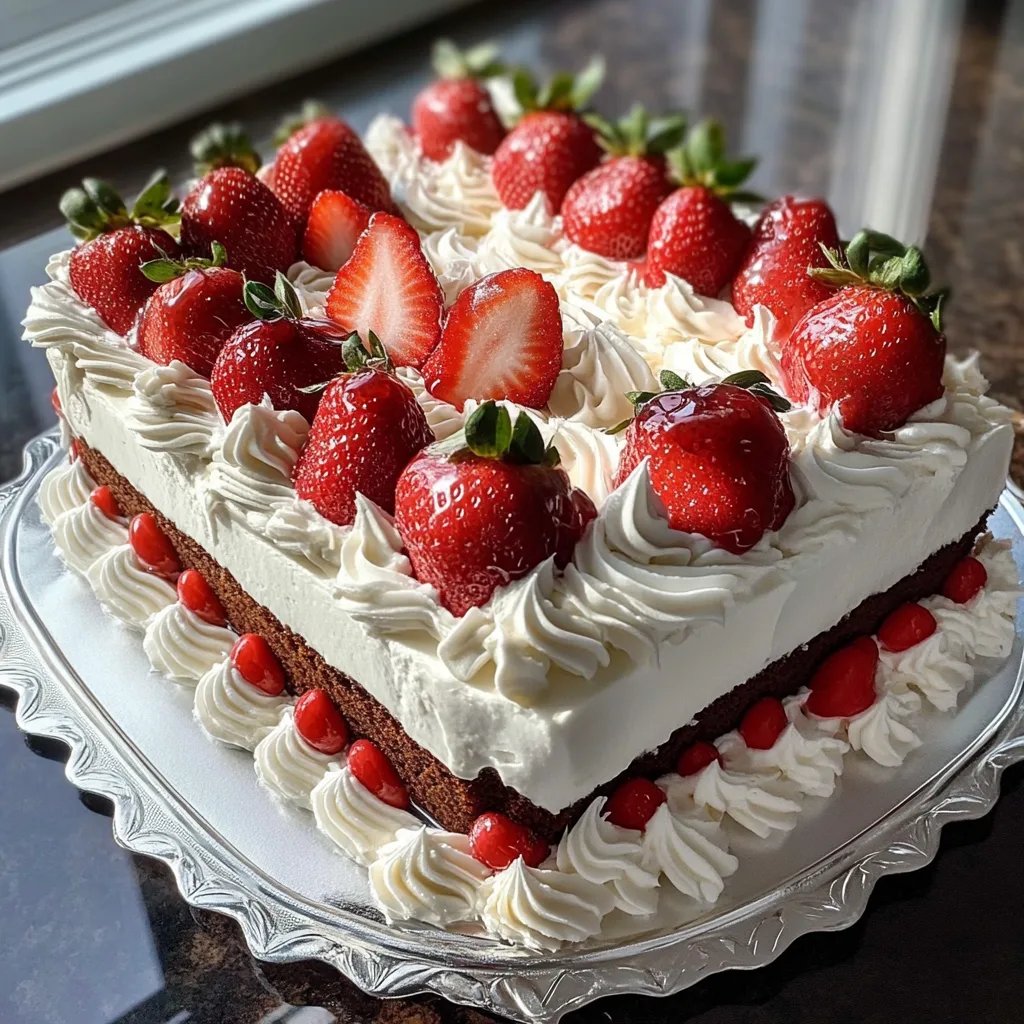 Bolo Quadrado com Morangos Vintage: Uma Receita Incrível e Definitiva