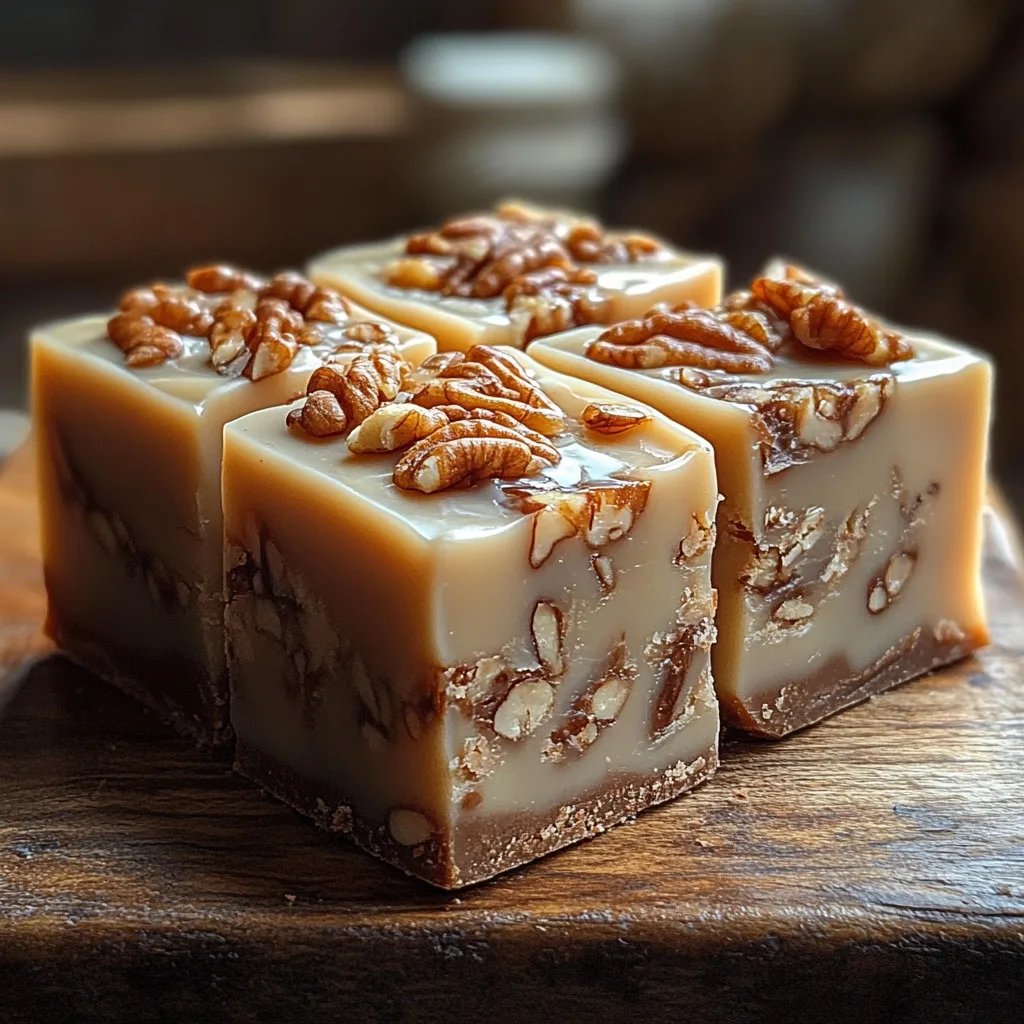 Fudge de Chocolate Branco com Caramelo e Nozes-Pecã: Uma Receita Incrível e Definitiva