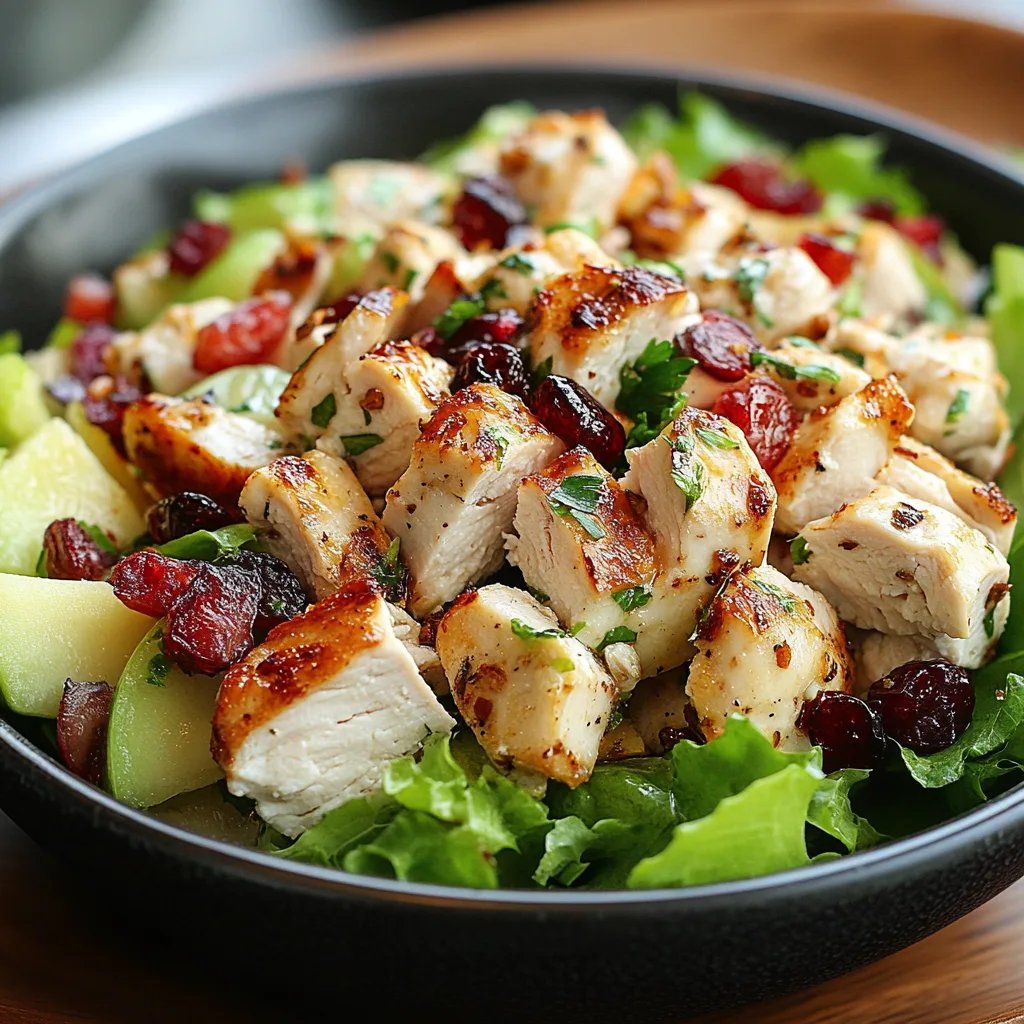 Salada de Frango com Maçã e Cranberry: Uma Receita Incrível e Essencial