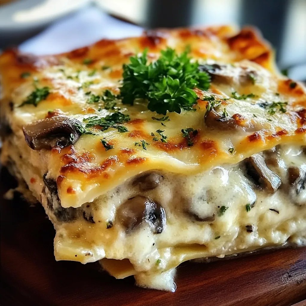 Lasanha de Cogumelos